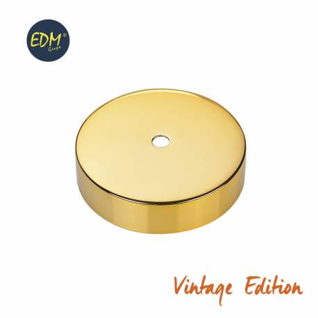 Floron metalico oro brillante  (ø 9,85cm) kit montaje incluido