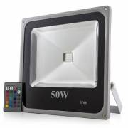 Foco Proyector de LEDs para Exterior ECOLINE 50W RGB con Mando a Distancia