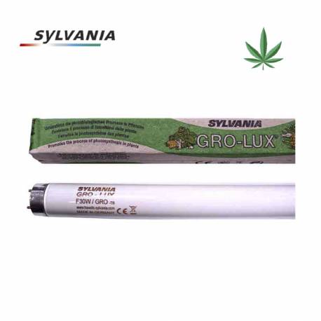 Tubo fluorescente 30w t-8 (grolux) especial crecimiento de plantas sylvania