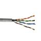 Cable utp rigido categoria 6 nº pares 4 uso profesional alta velocidad 10/100/1000 mbs    euro/mts
