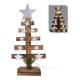 *ult.unidades*  arbol de navidad de madera decorativo con estrellas 39cm