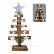 Arbol de navidad de madera decorativo con estrellas 39cm