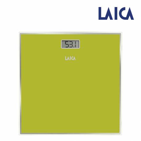*ult. unidades* bascula electronica para baño color verde máx.150kg ps1068e laica