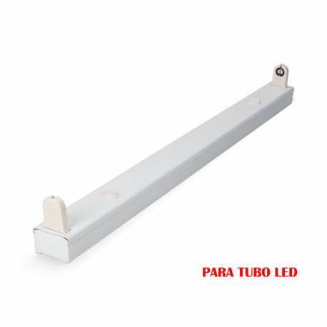 Regleta fluorescente para tubo de led 1x9w (eq. 18w) 220v 61cm edm