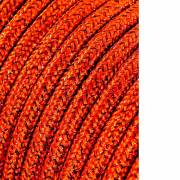 Cable cordon tubulaire 2x0,75mm marron brillante 25mts euro/mts