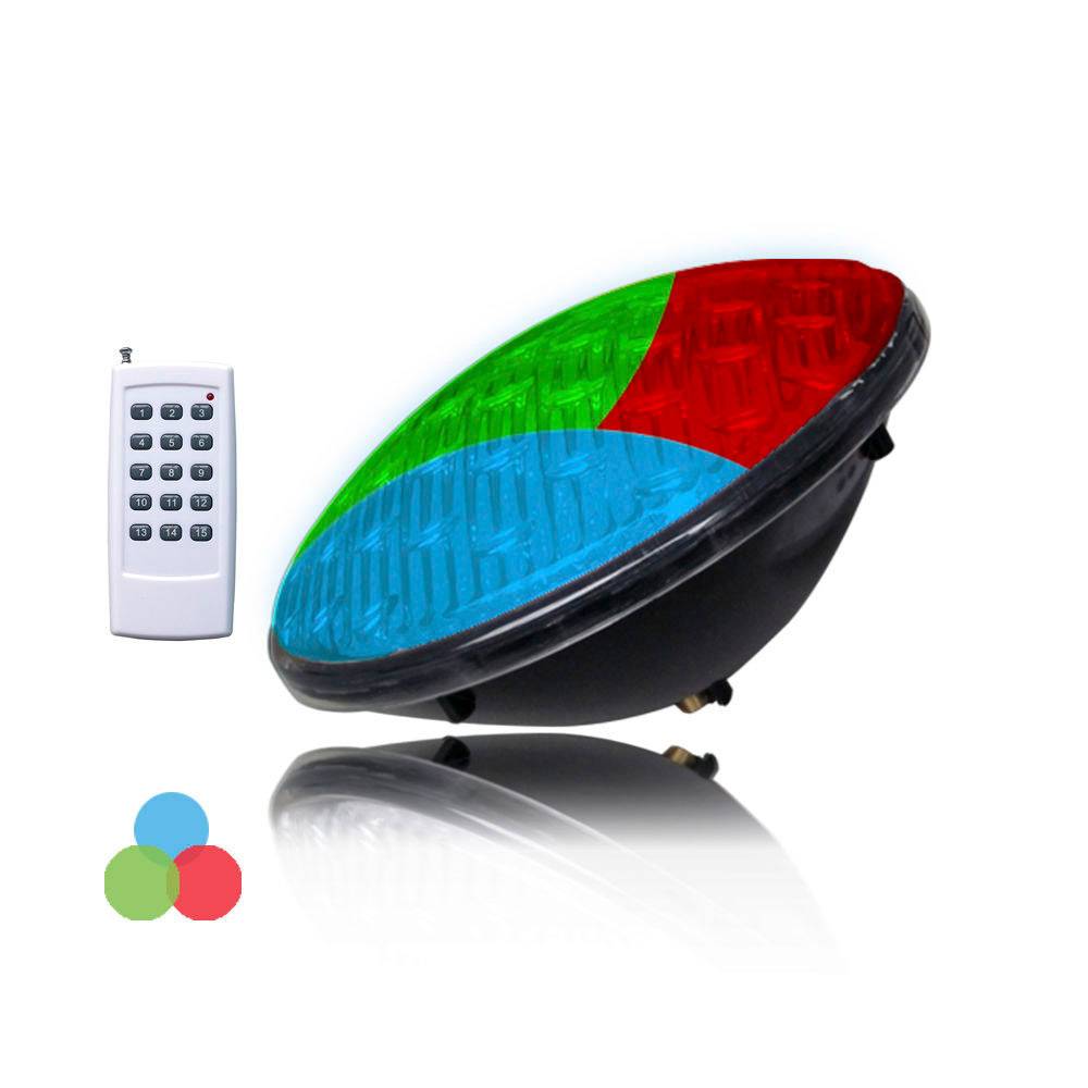 Bombilla LED Piscina PAR 56 12V 9W RGB Multicolor con Mando a Dista