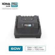Cargador bateria 60w koma tools  battery series edm