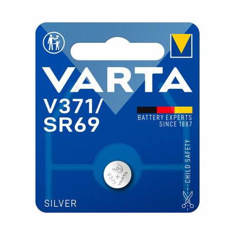 Pila varta sr69 - v371 silver 1,55v (blister 1 unid)  ø9,5x2,05mm